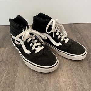 Black Old School High Top Vans